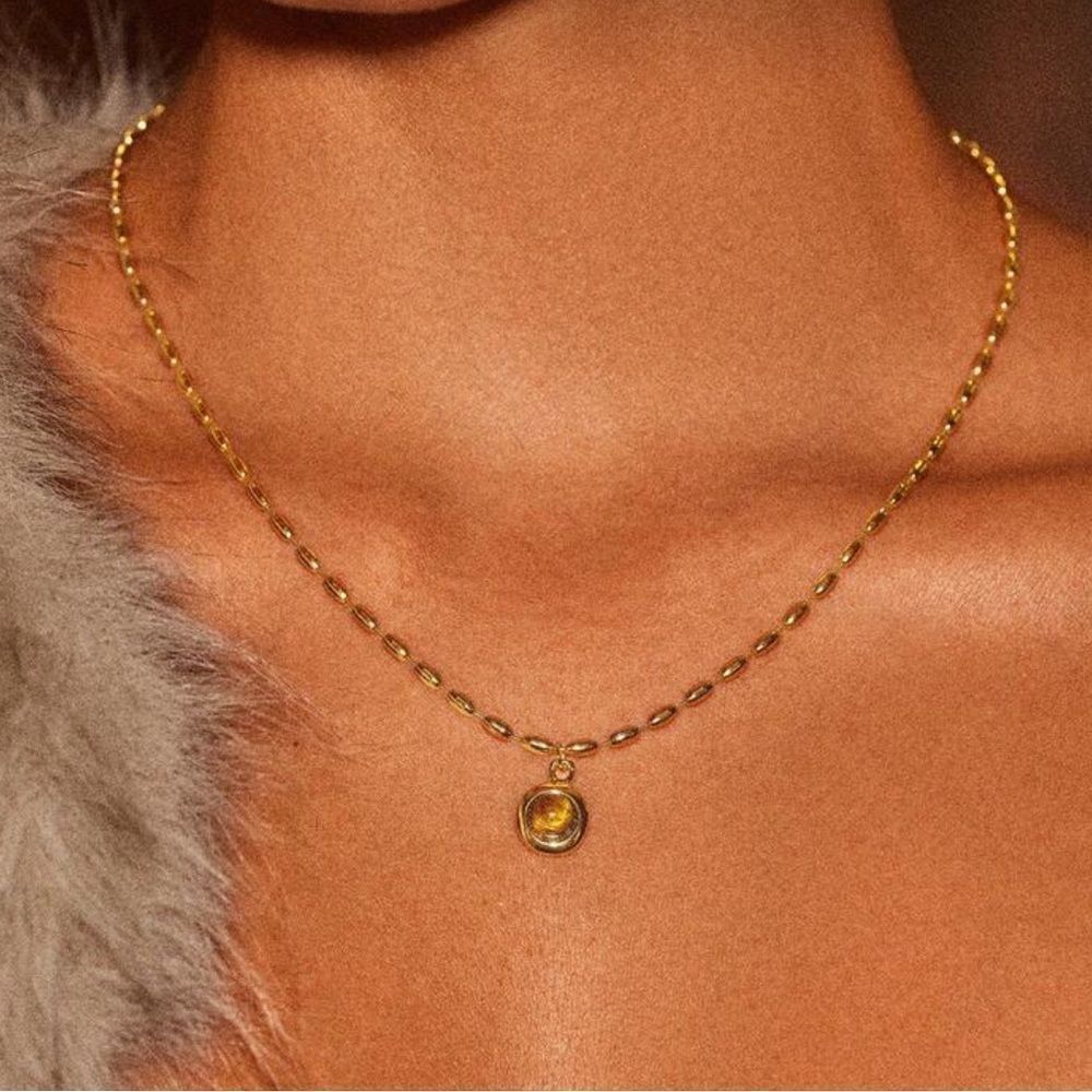 Tiger eye Necklace Q509